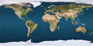 地球表层陆地海洋背景图片