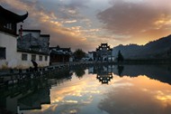 徽州小镇风景图片
