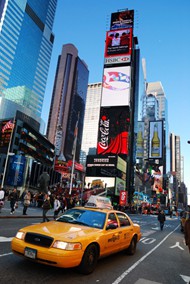 繁华纽约街景图片