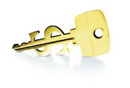 黄色钥匙图片