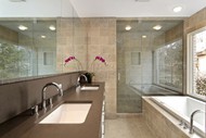 欧式风格浴室浴缸图片