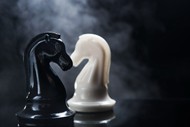 黑白国际象棋图片