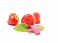 草莓味口香糖图片