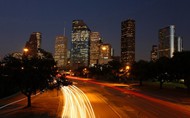 休斯顿城市夜景图片