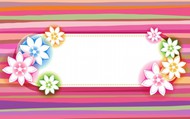 粉色系列花框图片