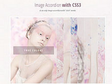CSS3图像手风琴效果