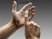 创意科技透明触屏手机图片素材