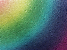 彩虹水滴图片素材