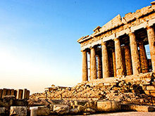 古希腊巴特农神庙高清图片