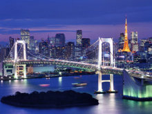 东京夜色城市高清图片