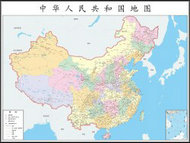 高清中国地图交通图政区图