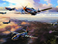 二战飞机油画2图片素材
