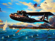二战飞机油画1图片素材