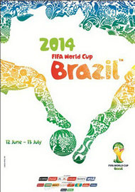 2014巴西世界杯官方宣传海报片素材