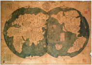 郑和世界全图1418 Zhenghe World Map (CHI)图片素材