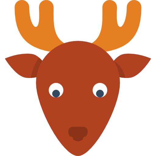 圣诞麋鹿PNG图标