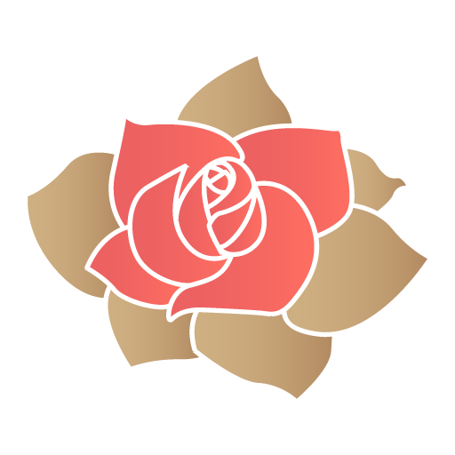 玫瑰花情人节图标