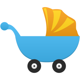 婴儿车PNG图标