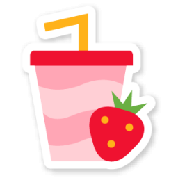 草莓果汁PNG图标