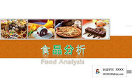 食品分析学术报告PPT模板
