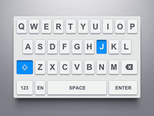 手机键盘UIpsd素材