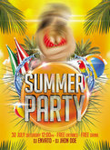 夏季派对狂欢商业海报psd素材