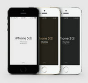 iPhone5S手机模型psd素材