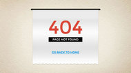 404标签PSD素材