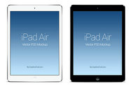 iPadAir模型PSD素材
