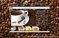 咖啡豆奶油咖啡PSD素材