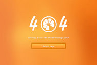 404错误页面PSD素材