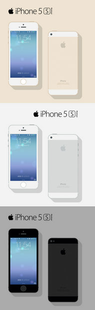 iPhone5SPSD素材