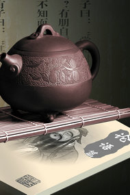 古朴茶壶PSD素材