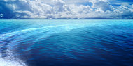 蓝色海洋背景PSD素材
