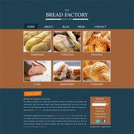 国外面包网站PSD素材