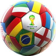 世界杯足球PSD素材