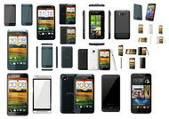 HTC手机模型PSD素材