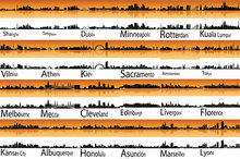 世界知名城市建筑矢量图