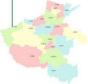 河南省地图cdr矢量图