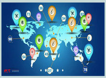GPS全球定位系统图标矢量图
