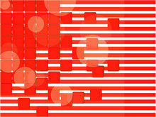红色条纹方格背景矢量图