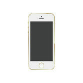 金边iPhone 5s苹果手机矢量图