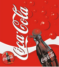 可口可乐饮料海报矢量素材