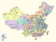 中国行政区域图地图矢量素材