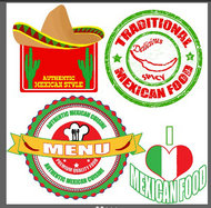 墨西哥餐饮食品logo矢量素材
