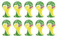 2014世界杯标志矢量图