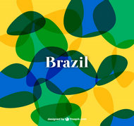 巴西世界杯背景矢量图