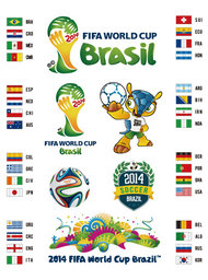 世界杯32强矢量图
