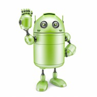 绿色安卓机器人图片