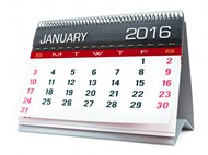 2016年1月日历表图片